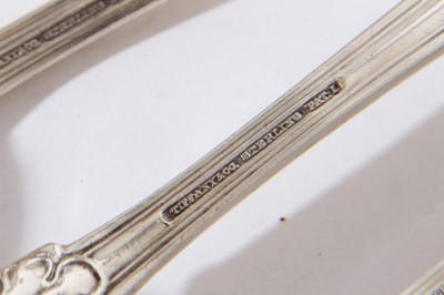 Lot 270 - Selection of Tiffany sterling silver "Provence" pattern cutlery. 23 pieces.