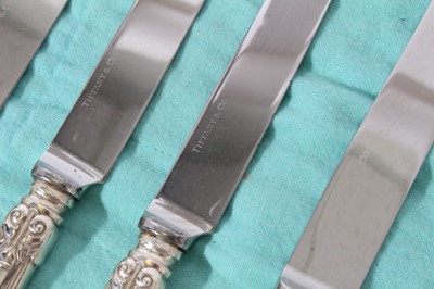 Lot 270 - Selection of Tiffany sterling silver "Provence" pattern cutlery. 23 pieces.