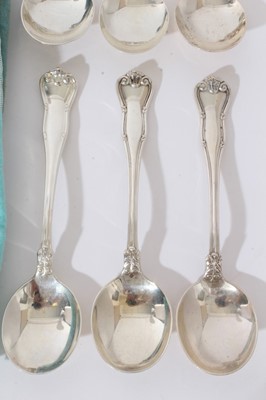 Lot 270 - Selection of Tiffany sterling silver "Provence" pattern cutlery. 23 pieces.