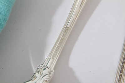Lot 270 - Selection of Tiffany sterling silver "Provence" pattern cutlery. 23 pieces.