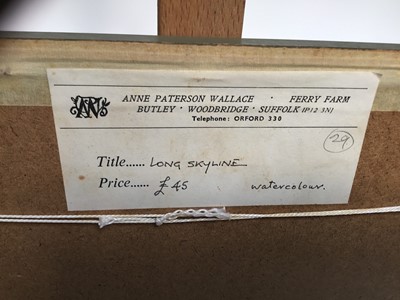 Lot 27 - Anne Patterson Wallace (b. 1923), watercolour on paper