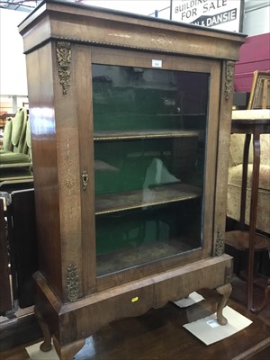 Lot 932 - Victorian walnut pier cabinet