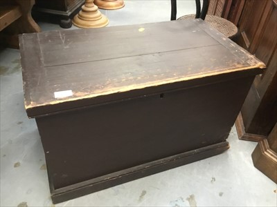 Lot 928 - Victorian pine blanket box