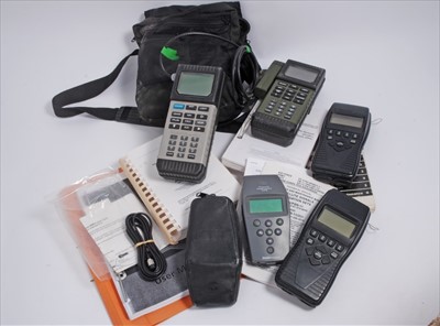 Lot 685 - Group of Trimble and Magellan portable GPS Receivers and handsets, with manuals including a Map 7000