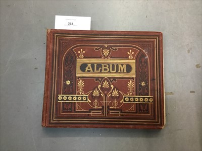Lot 263 - Victorian scrapbook