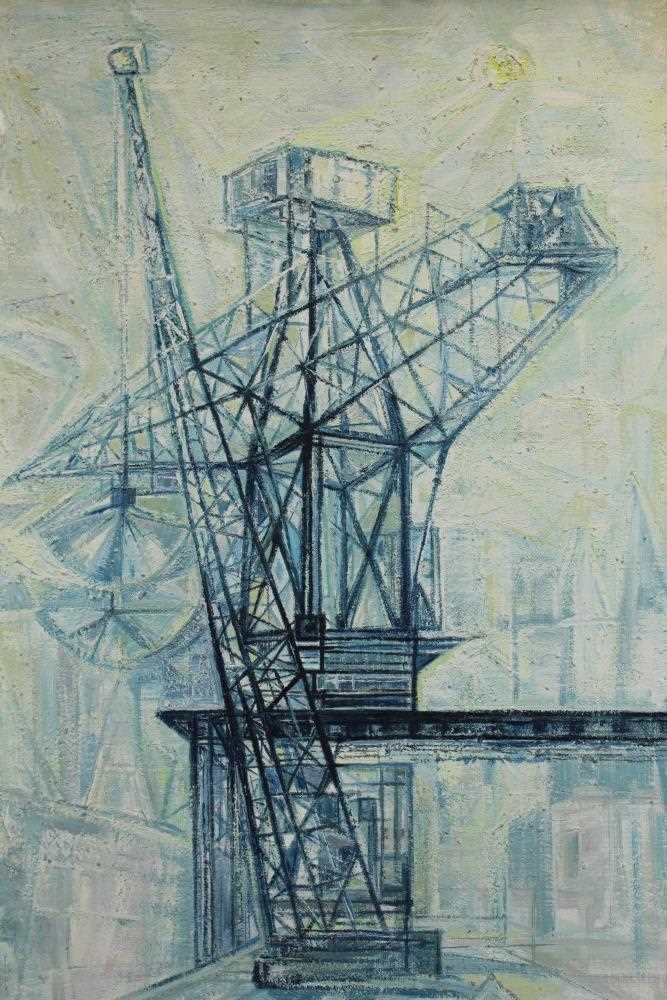 Lot 1088 - Joyce Pallot oil - Cranes