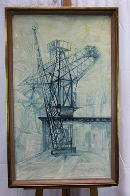 Lot 1088 - Joyce Pallot oil - Cranes