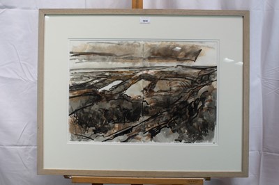 Lot 1032 - *Peter Coker R.A La Roche-Guyon watercolour