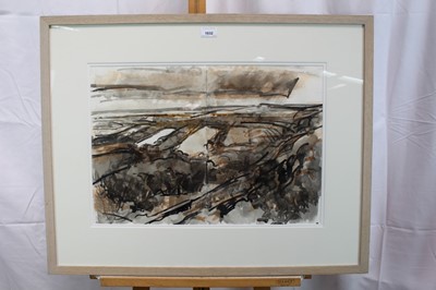 Lot 1032 - *Peter Coker R.A La Roche-Guyon watercolour