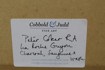 Lot 1032 - *Peter Coker R.A La Roche-Guyon watercolour