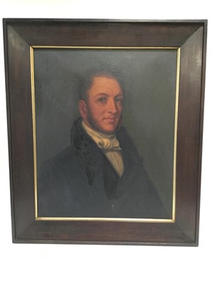 Lot 99 - Pair of mid 19th century portraits