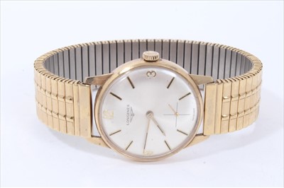 Lot 147 - 1970s Longines gold cased wristwatch