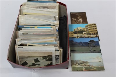 Lot 1216 - Postcards selection including topographical, greetings etc (approx 300)