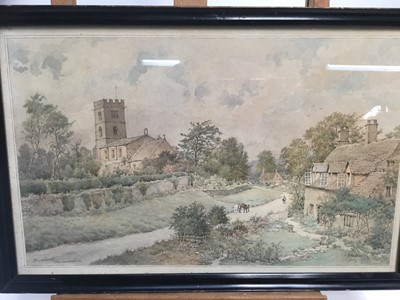 Lot 29 - D A Greatorex (mid 20th century) watercolour - Buckland, Gloucestershire