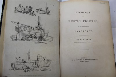 Lot 354 - William Henry Pyne - Etchings of Rustic Figures for the Embellishment of Landscape