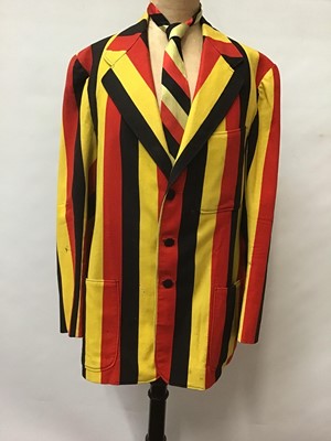 Lot 1804 - Cricket - Sir Hubert Ashton cricketer. Izgari blazer 1933 with name  on label together with tie, Free Foresters Edwardian blazer Name on label with tie.