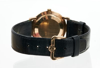 Lot 615 - 1960s Gentlemen's Omega 9ct gold wristwatch with box and papers