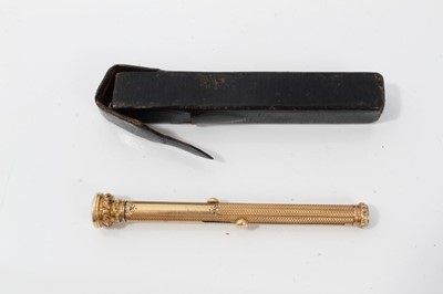 Lot 327 - Alfred Dunhill ball point pen, together with two Dunhill lighters (3)