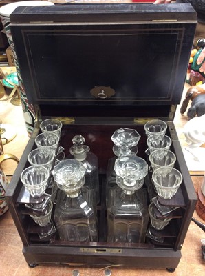 Lot 312 - 19th century decanter box
