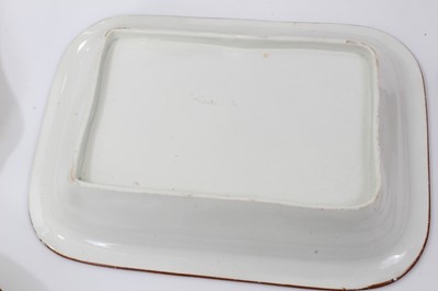 Lot 122 - A Spode pearlware basket, plates