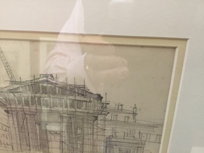 Lot 992 - *John Aldridge (1905-1983), pencil - Euston Station being demolished, 1961, 13 x 17cm.