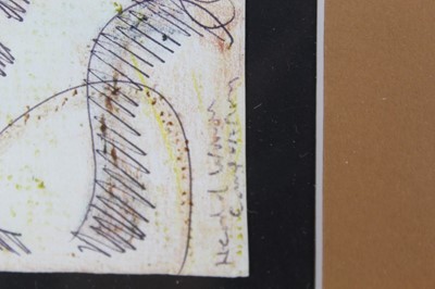 Lot 998 - *Roy Turner-Durrant (1925-1998), pen and ink - Head of a woman, signed and numbered 43/12274(K), 10 x 8cm