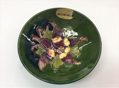 Lot 94 - Moorcroft pottery pin dish