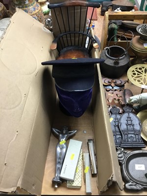 Lot 296 - Truck mascot, pens, cap, miniature chair