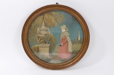 Lot 144 - Regency feltwork picture