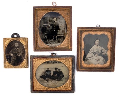 Lot 118 - Four various daguerreotypes