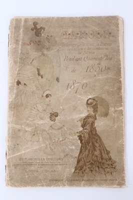 Lot 250 - 19th century French fashion magazine - La Mode de 1830 a 1870