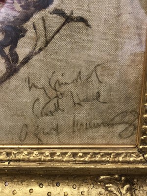 Lot 899 - *Alfred Munnings (1878-1959) oil on canvas - Sparrow, signed and indistinctly inscribed, gilt frame.