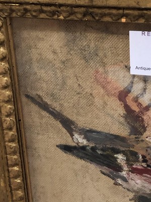 Lot 899 - *Alfred Munnings (1878-1959) oil on canvas - Sparrow, signed and indistinctly inscribed, gilt frame.