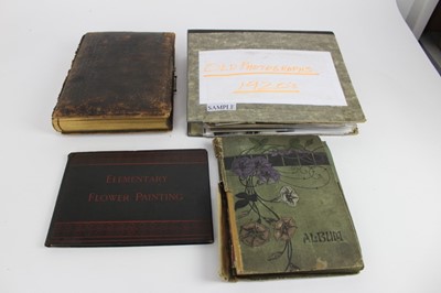 Lot 1142 - Group old postcards and photographs, 1920s advertising posters, albums etc