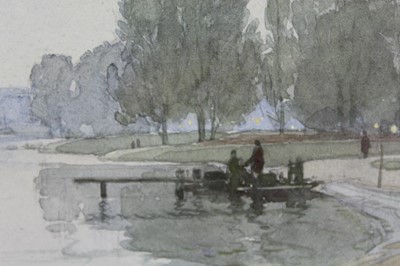 Lot 968 - *Leonard Squirrell (1893-1979) watercolour The Serpentine