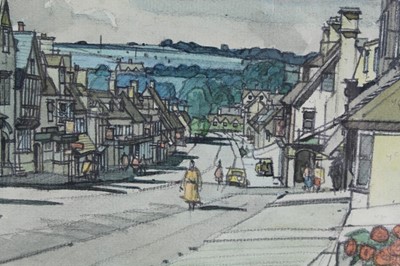 Lot 969 - *Leonard Squirrell (1893-1979) watercolour - Burford