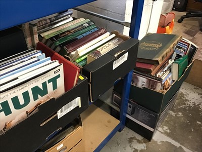 Lot 62 - Four boxes of mostly hardback books, various subjects