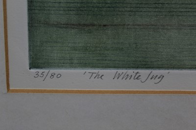 Lot 1174 - *Richard Bawden (1936) - colour etching - ‘The White Jug’, signed and numbered 35/80