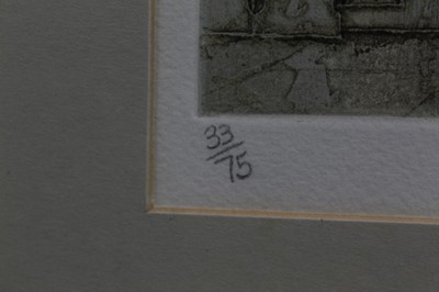 Lot 1178 - *Valerie Thornton (1931-2001) - two signed etchings ’The Catton Screen, Norwich Cathedral’ and ‘Neuilly en Donjon’ (2)