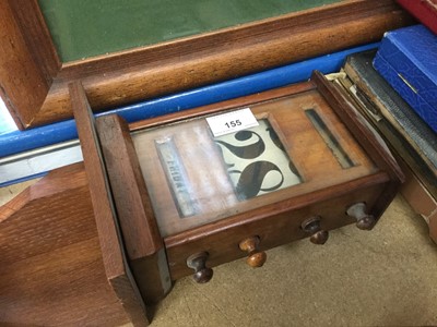 Lot 155 - Victorian perpetual desk calendar, mounted on bracket