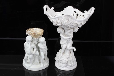 Lot 142 - Late 18th century Meissen tazza base