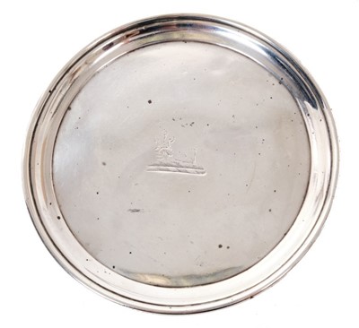Lot 231 - George III wine coaster (London 1808)