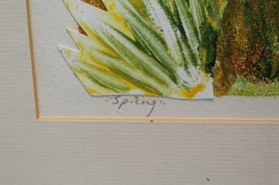Lot 22 - Gay Hutchings two collages