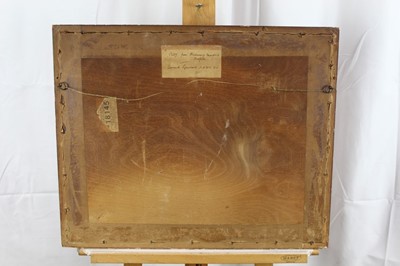 Lot 920 - *Leonard Russell Squirrell (1893-1979) watercolour - Cley, from Blakeney Marshes, Norfolk, signed and dated 1936, artists label verso, in original frame, 25.5cm x 37cm