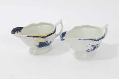 Lot 131 - Pair of a Worcester sauce boats
