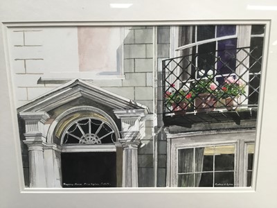 Lot 81 - Sydney A. Sykes, contemporary, watercolour and gouache - Regency House, Framingham, signed, titled and dated 2001, in glazed frame, 21cm x 30cm