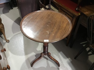 Lot 129 - Regency and later mahogany tripod table