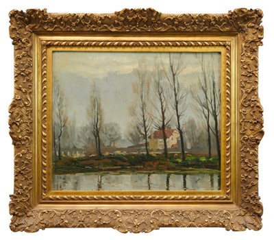 Lot 954 - A E Bottomley oil on canvas, landscape