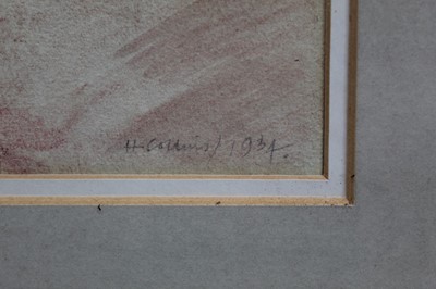 Lot 1010 - Henry Collins - watercolour, portrait