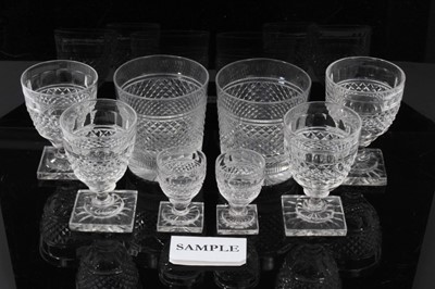 Lot 123 - Cut glass table service